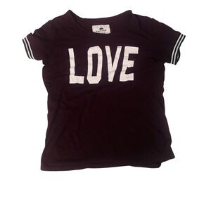 Reflex Woman Graphic Tee Sz M Purple & White